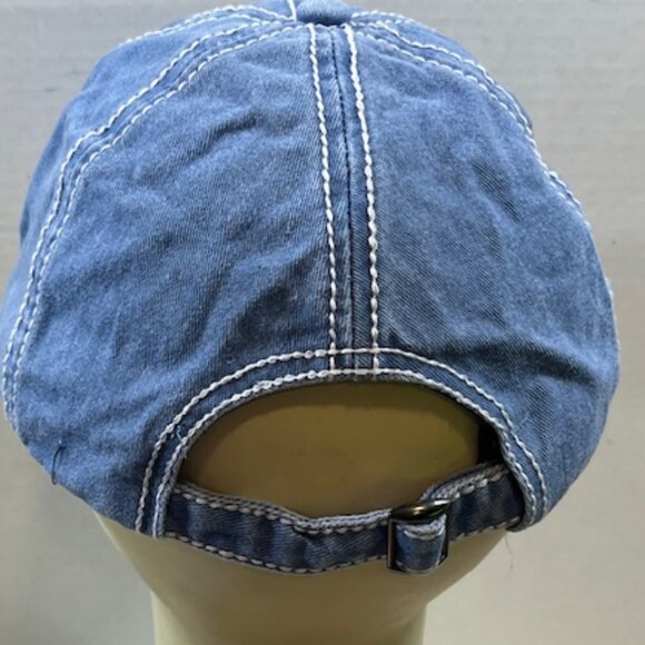 Dog Mom Embroidered Distressed Wash Cotton Hat Cap Adjustable Classic - Picture 4 of 12
